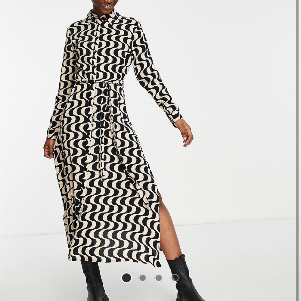 Belted ASOS maxi dress